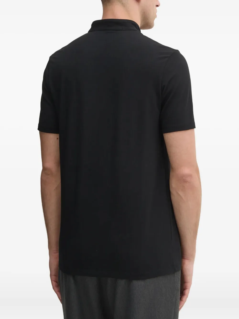 Karl Lagerfeld Poloshirt met logopatch Zwart