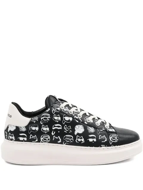 Karl Lagerfeld tenis con logo estampado
