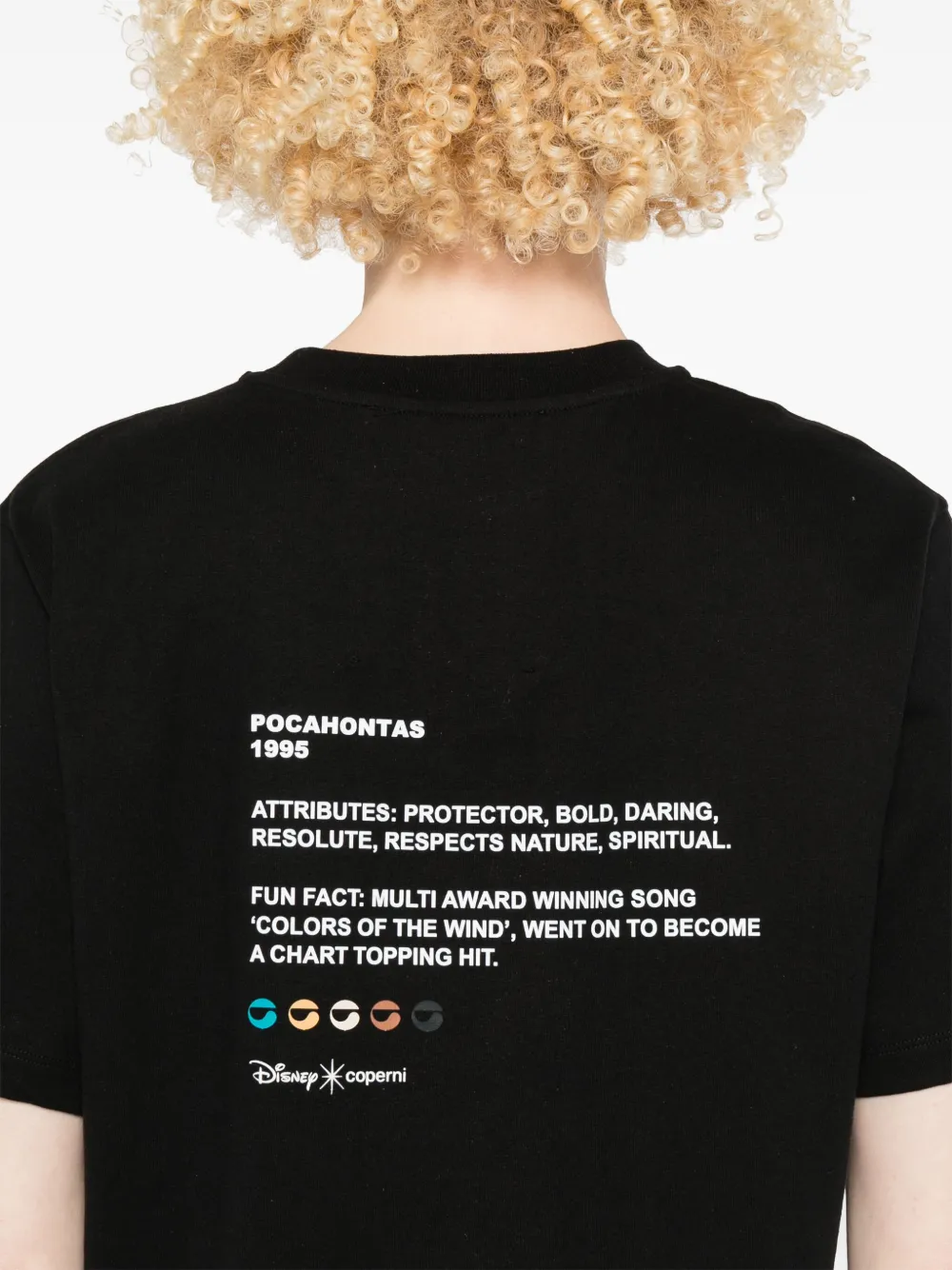 Coperni x Disney Pocahontas T-shirt Zwart