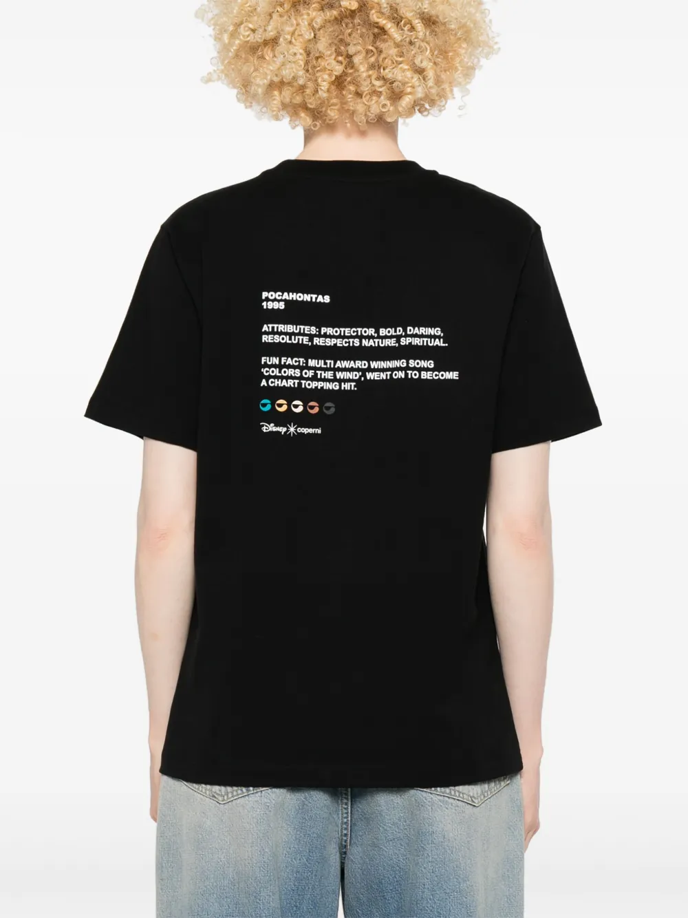 Coperni x Disney Pocahontas T-shirt Zwart