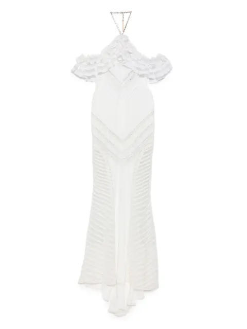 Amen lace-embellished maxi dress