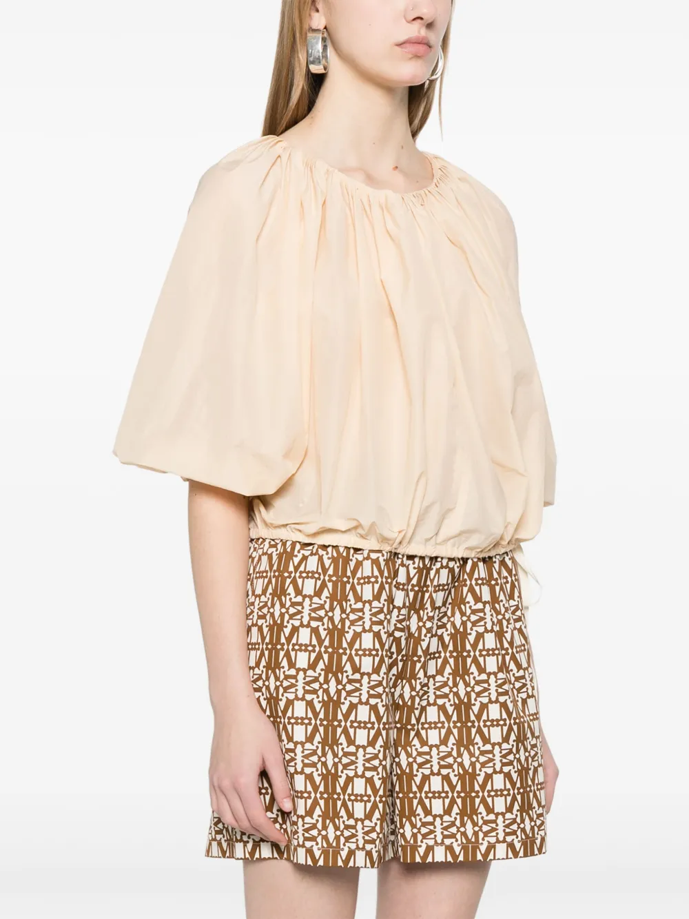 Philosophy Di Lorenzo Serafini Popeline top Beige