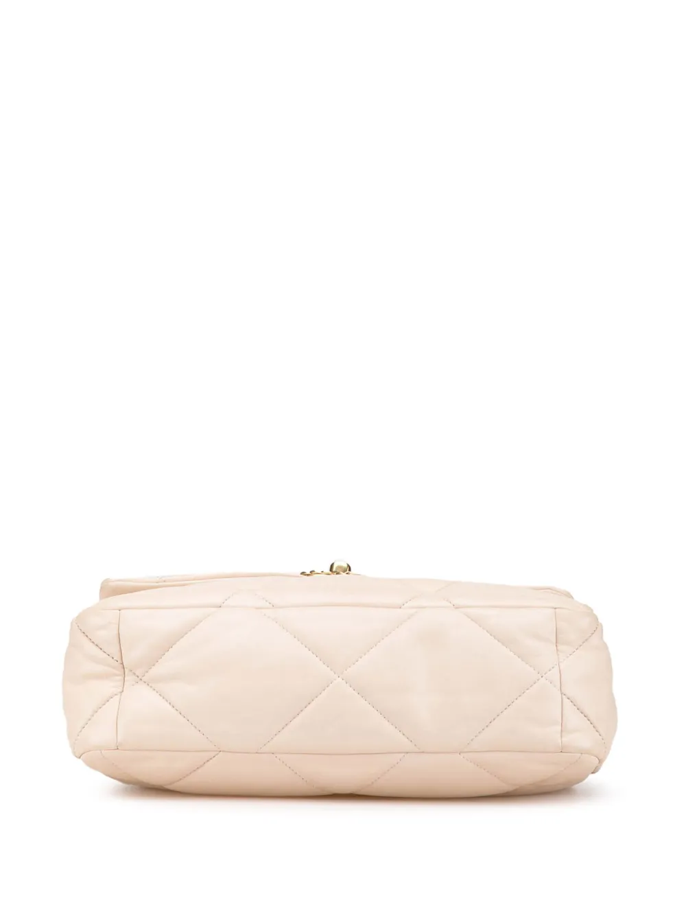 CHANEL 2021-2024 LARGE LAMBSKIN 19 FLAP SATCHEL