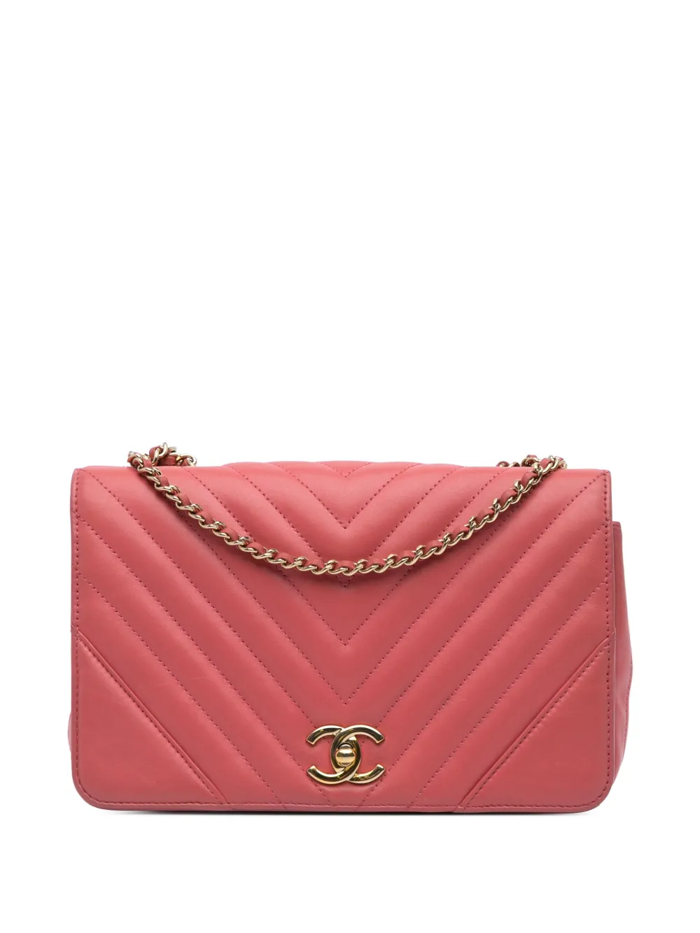 CHANEL Pre-Owned sac porté épaule Statement Flap médium (2019) | rose | Image 1