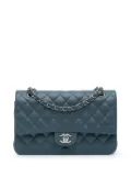 CHANEL Pre-Owned 2012-2013 Medium Classic Lambskin Double Flap shoulder bag - Blue