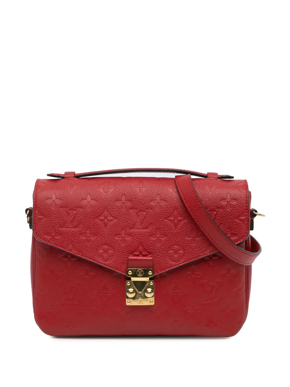 Louis Vuitton Pre-Owned 2017 モノグラム アンプラント ポシェット メティス サッチェルバッグ - レッド Louis Vuitton Pre-Owned 2017 モノグラム アンプラント ポシェット メティス サッチェルバッグ - レッド