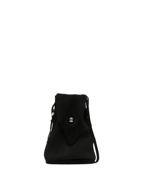 Undercover leather messenger bag