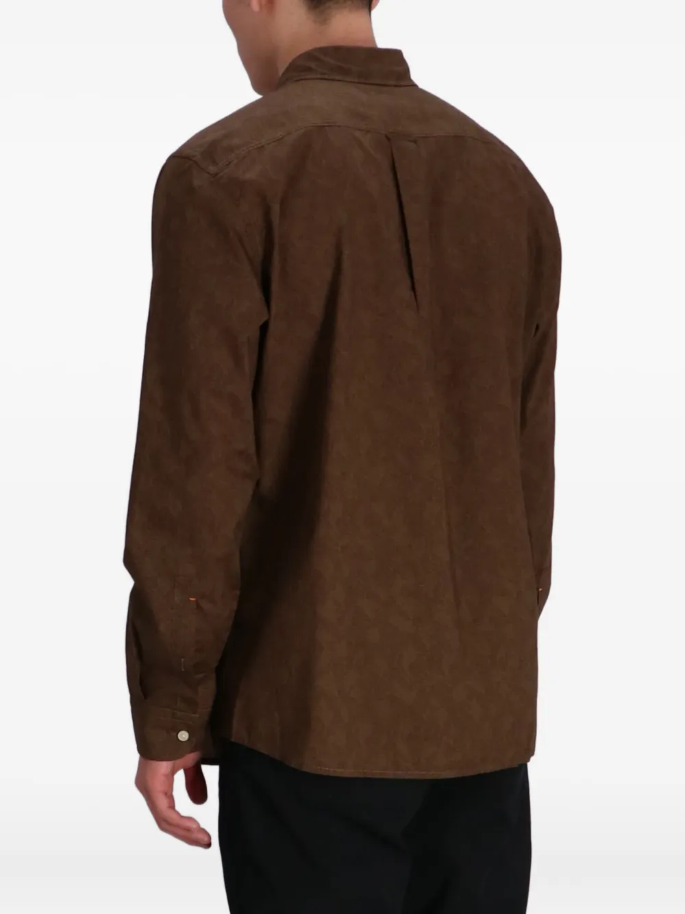 BOSS Button-up overhemd Bruin