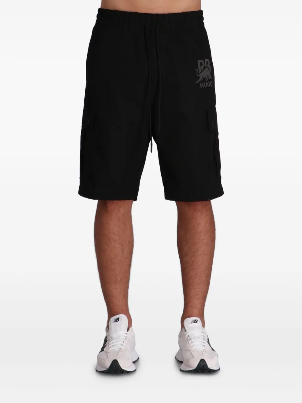 HUGO x Racing Bulls trainingsshorts Zwart