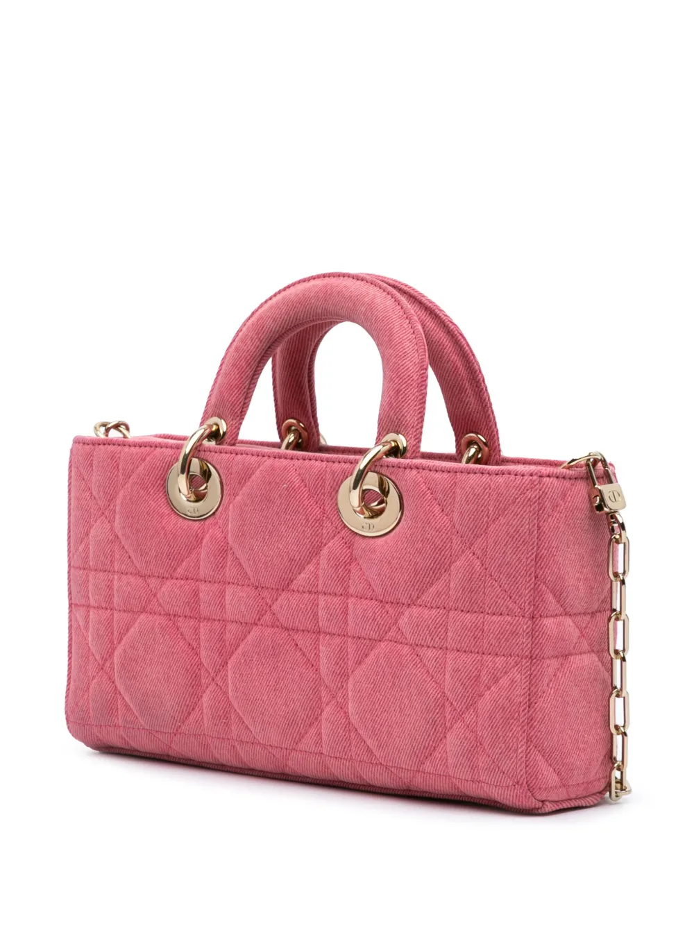 Christian Dior Pre-Owned 2022 Medium Denim Macrocannage Lady D Joy satchel | Pre-Owned | Image 2