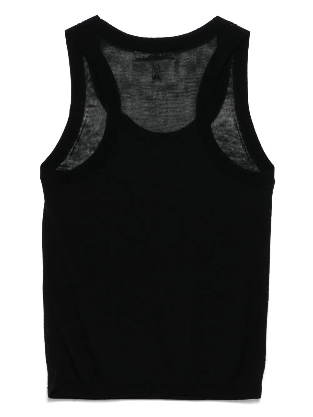 Patrizia Pepe Wollen tanktop Zwart