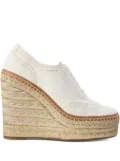 Ralph Lauren Collection espadrilles platform wedge - White