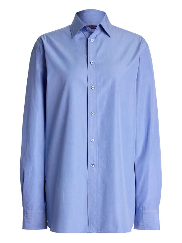 Ralph Lauren Collection Cotton Shirt in Blue