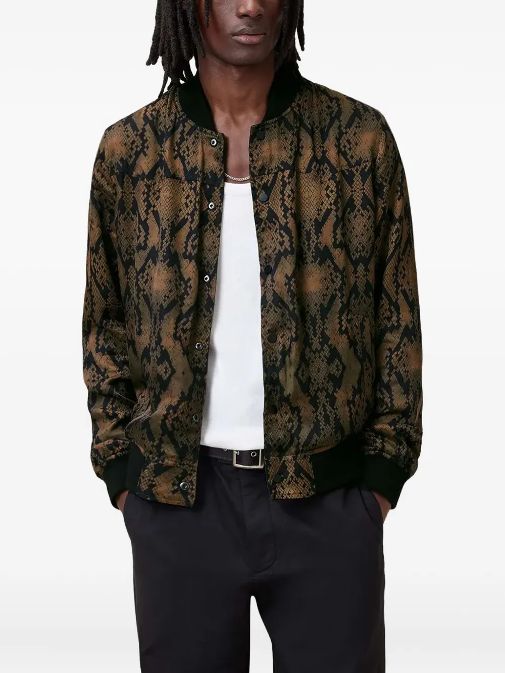 AllSaints リバーシブル ボンバージャケット - ブラック AllSaints リバーシブル ボンバージャケット - ブラック