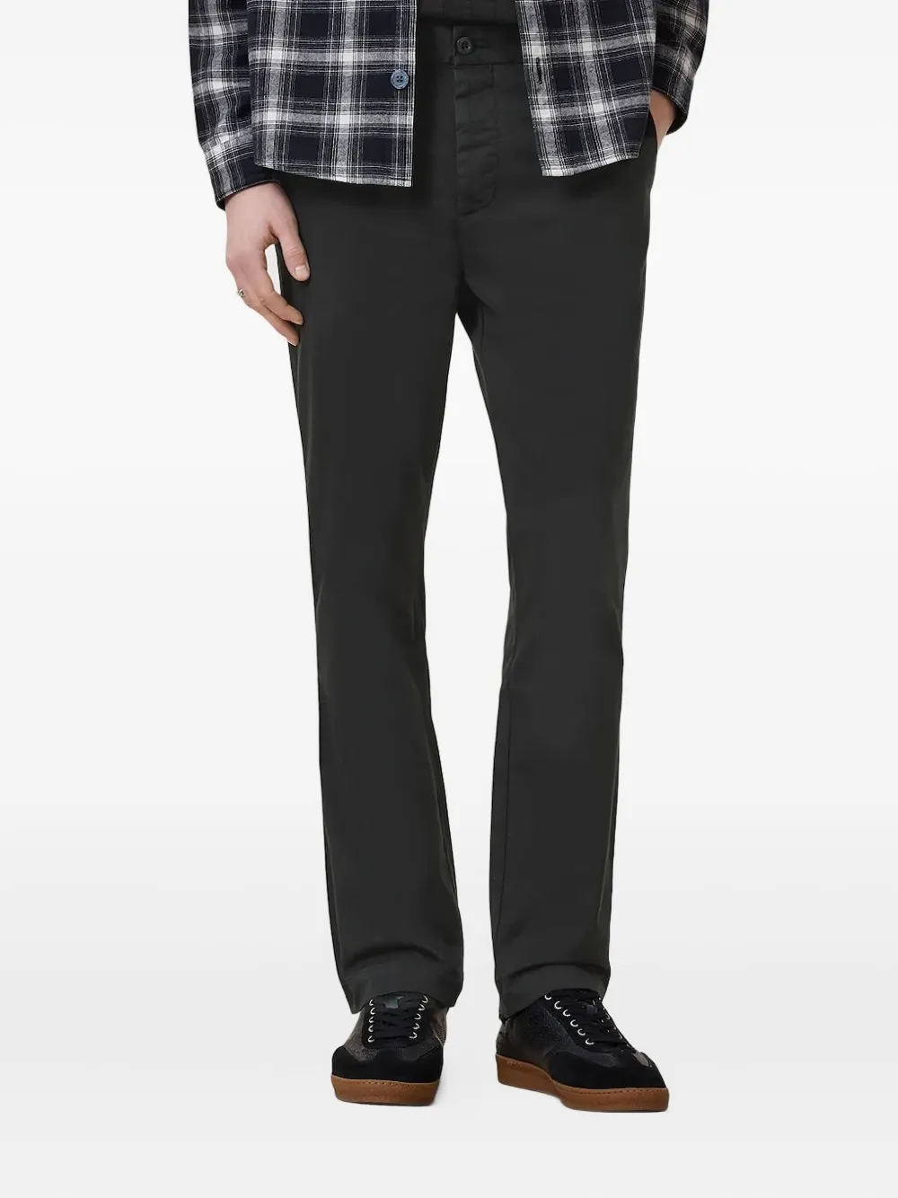 AllSaints elasticated-waist trousers Zwart