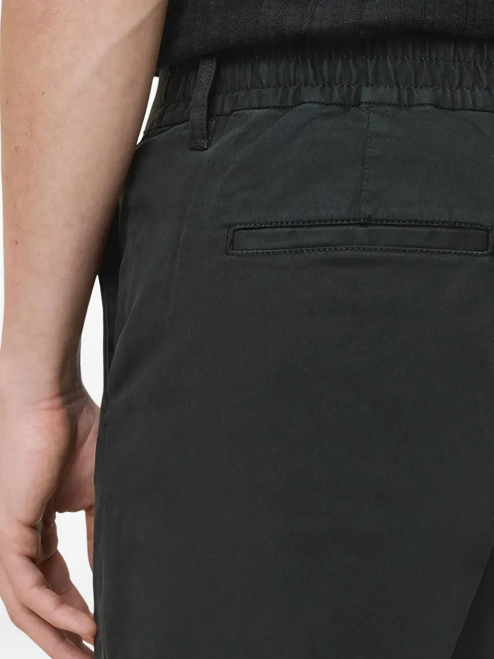 AllSaints elasticated-waist trousers Zwart