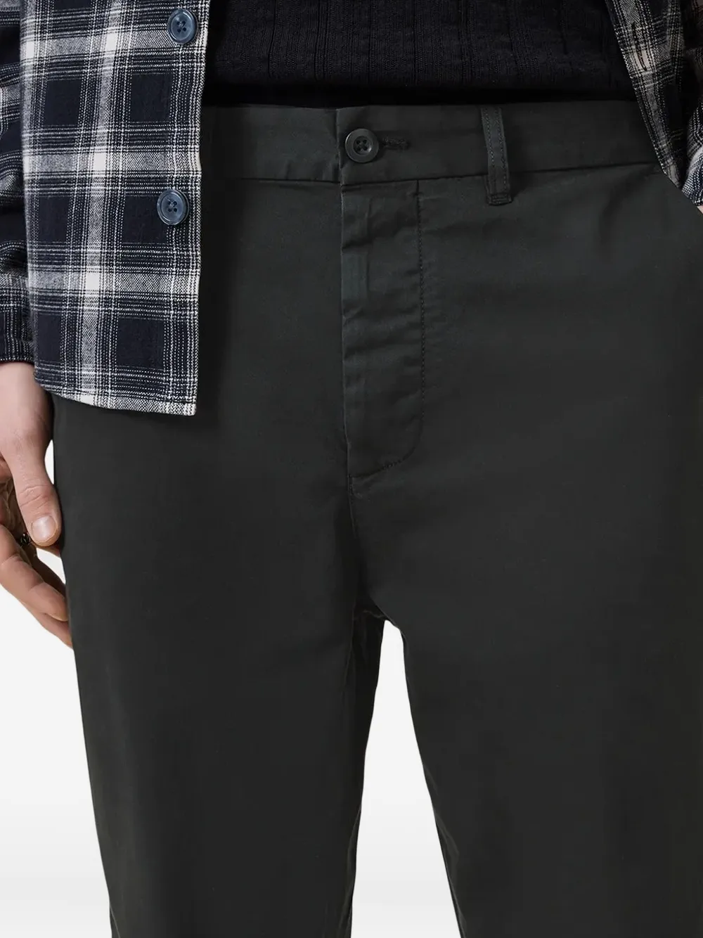 AllSaints elasticated-waist trousers Zwart