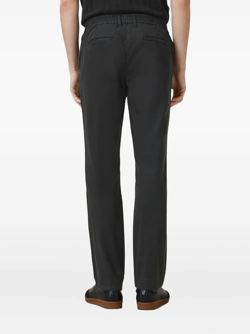 AllSaints elasticated-waist trousers - Zwart