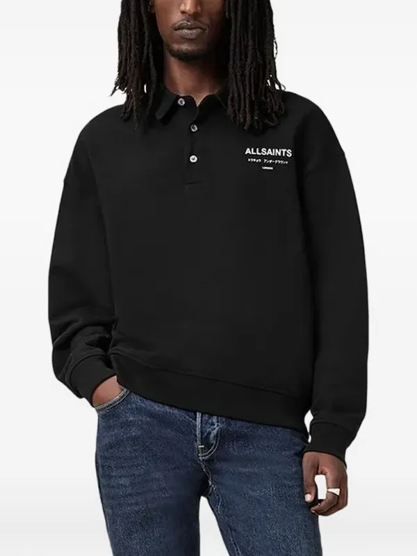 AllSaints Underground ポロシャツ | ブラック | FARFETCH JP