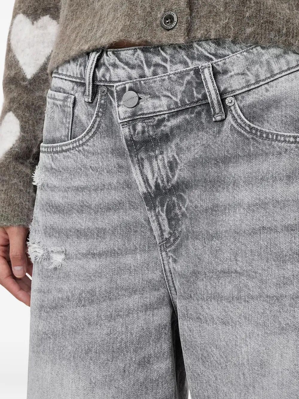 AllSaints Aki jeans Grijs