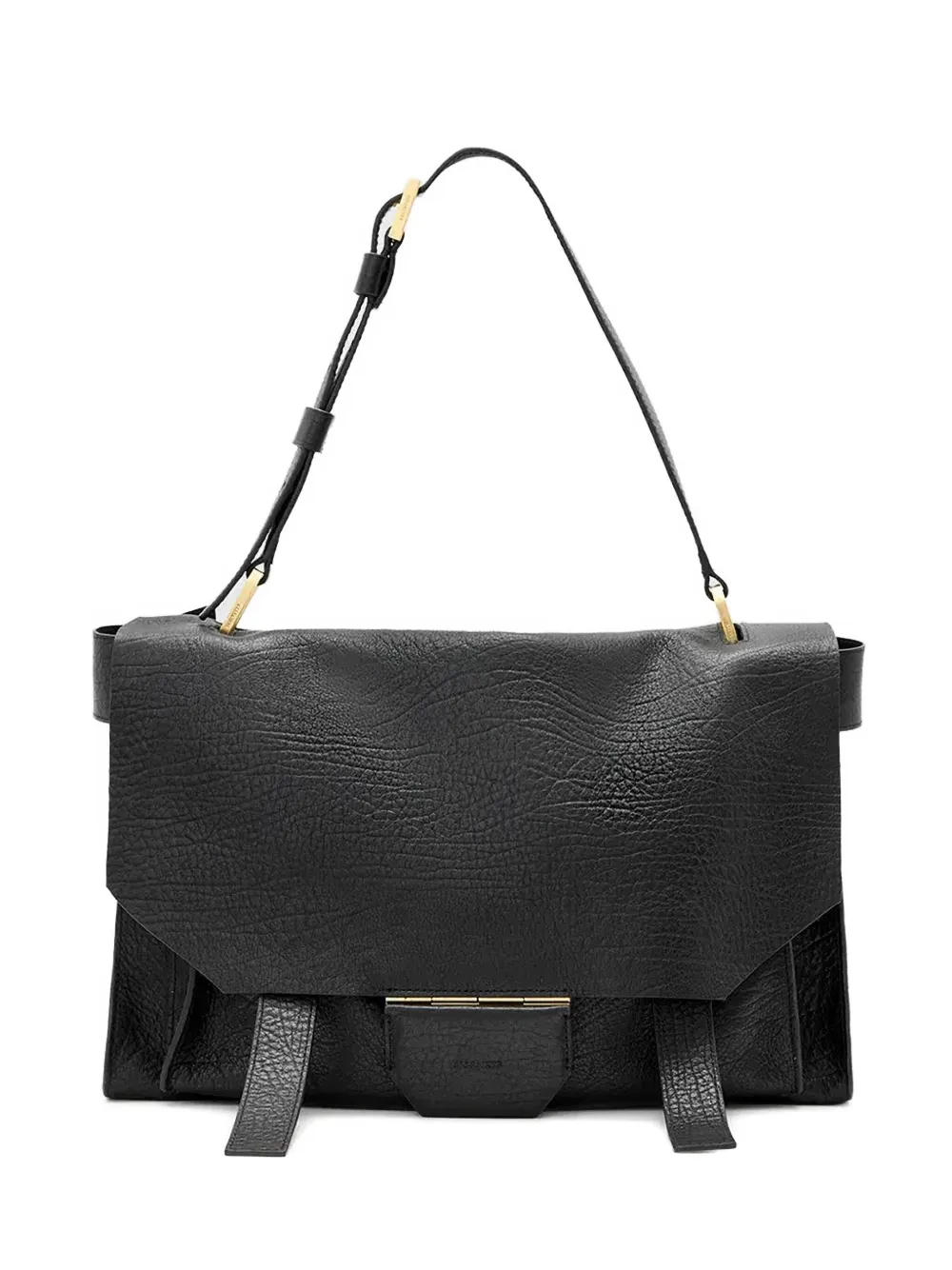 AllSaints leather shoulder bag | Black | Image 1