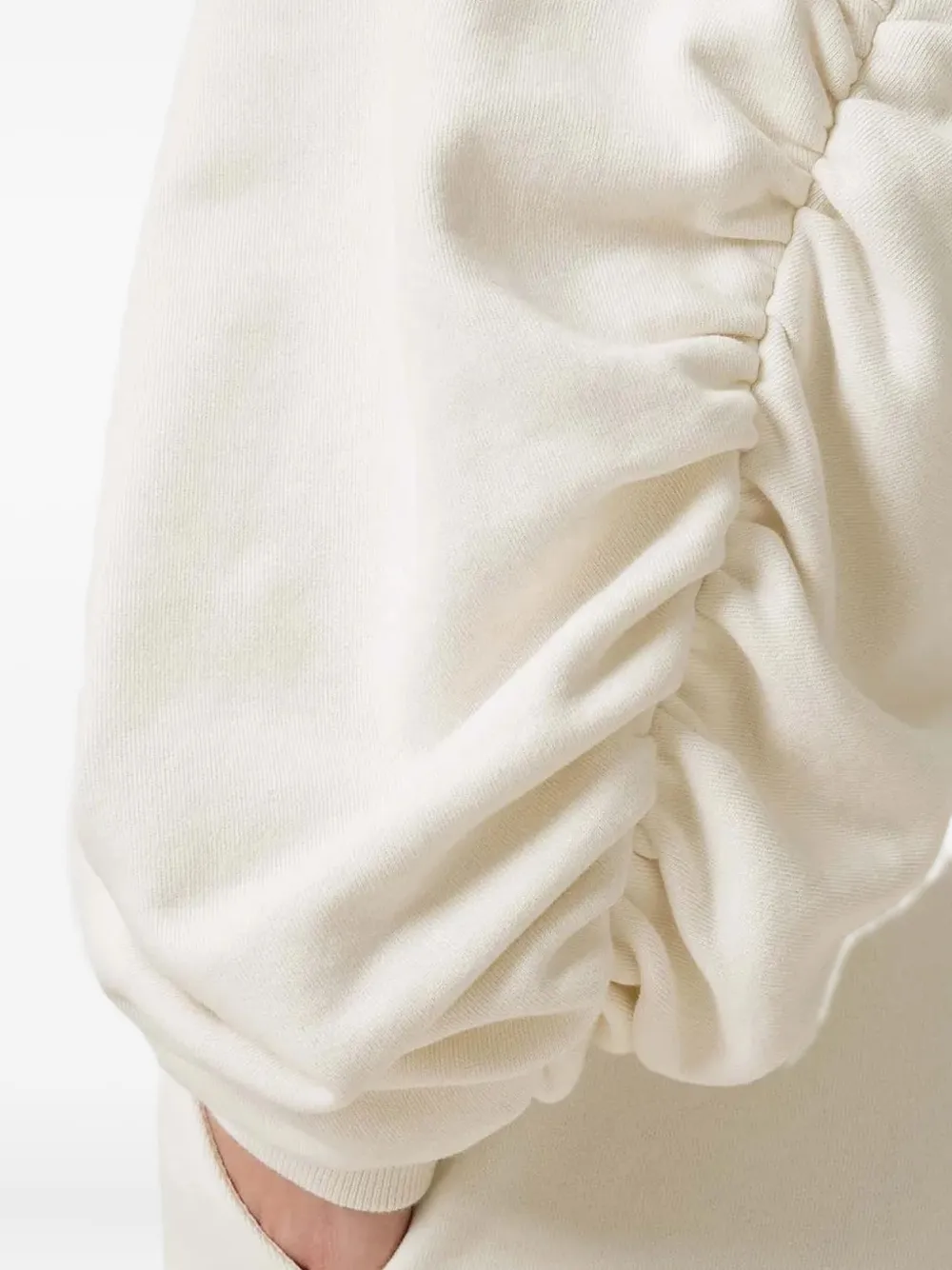 Allsaints Raglan-sleeve Sweatshirt In White