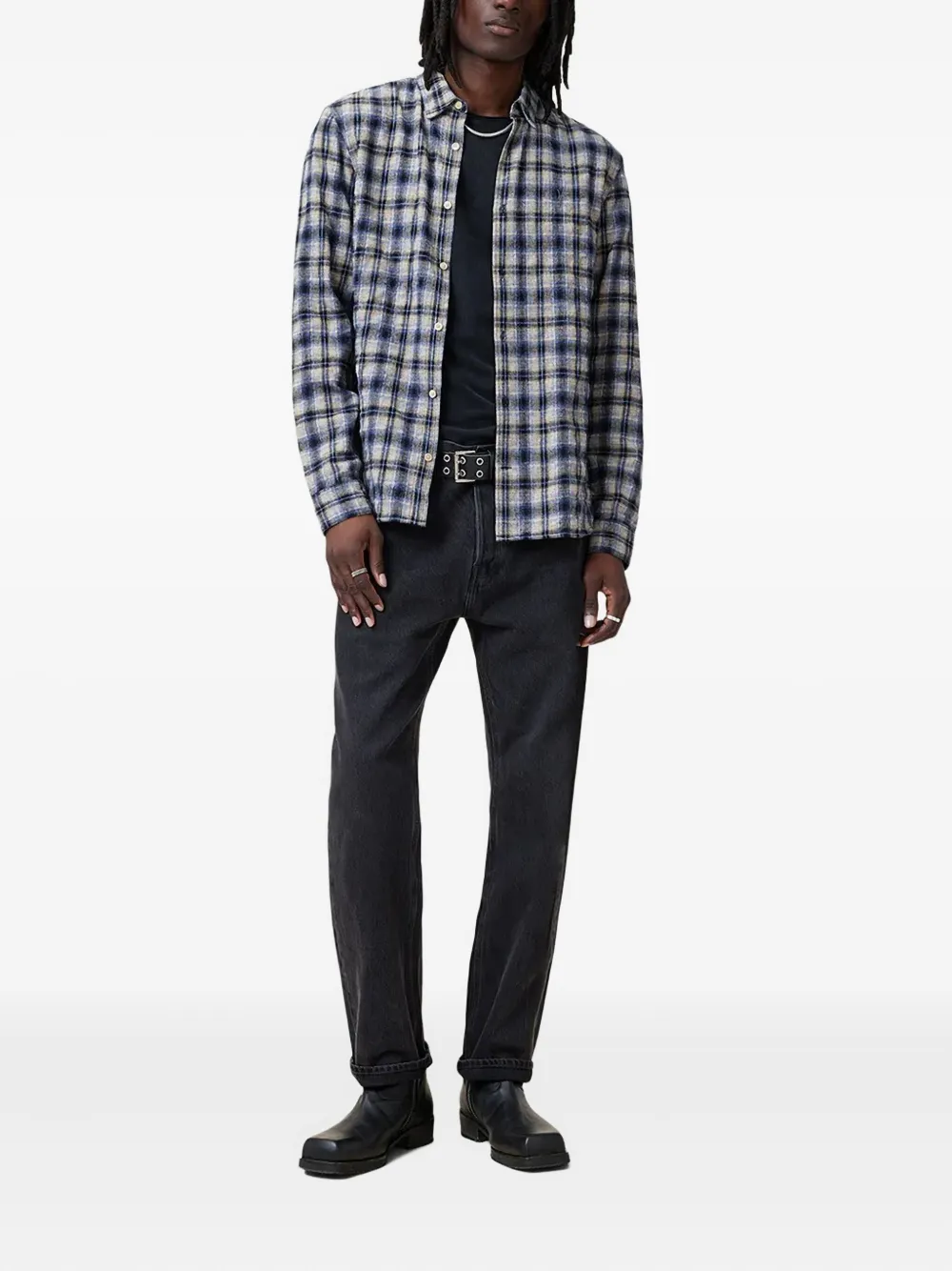 AllSaints Orin overhemd Paars