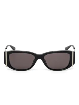 Alexander McQueen Eyewear Punk Sunglasses | Black | FARFETCH RO