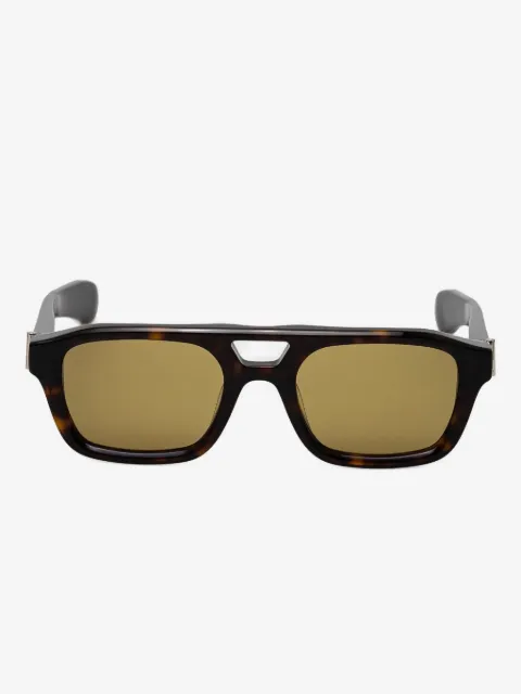 Alexander McQueen Eyewear T-Bar square-frame sunglasses