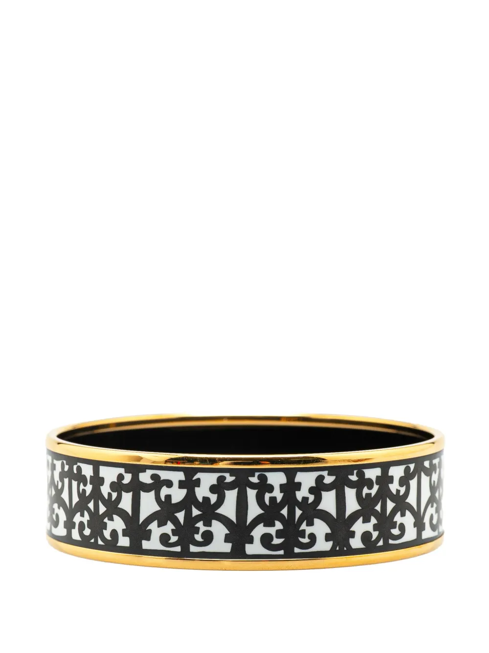 Hermès Pre-Owned pulsera 20th Century Wide Balcons du Guadalquivir Enamel Bangle 62 | Image 2