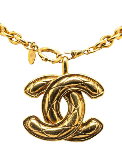 Collier à pendentif CC 20e siècle - CHANEL Pre-Owned - Modalova