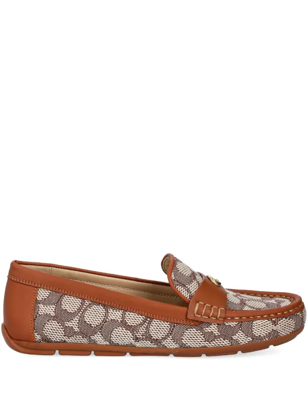 Coach leather loafers