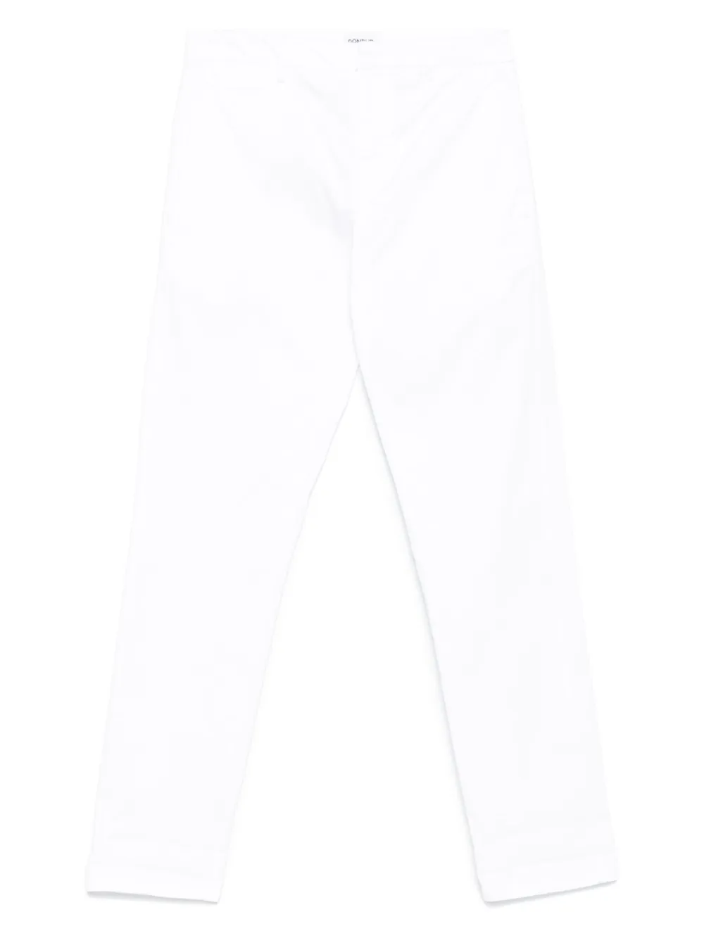 DONDUP logo-appliqué trousers | White | Image 1