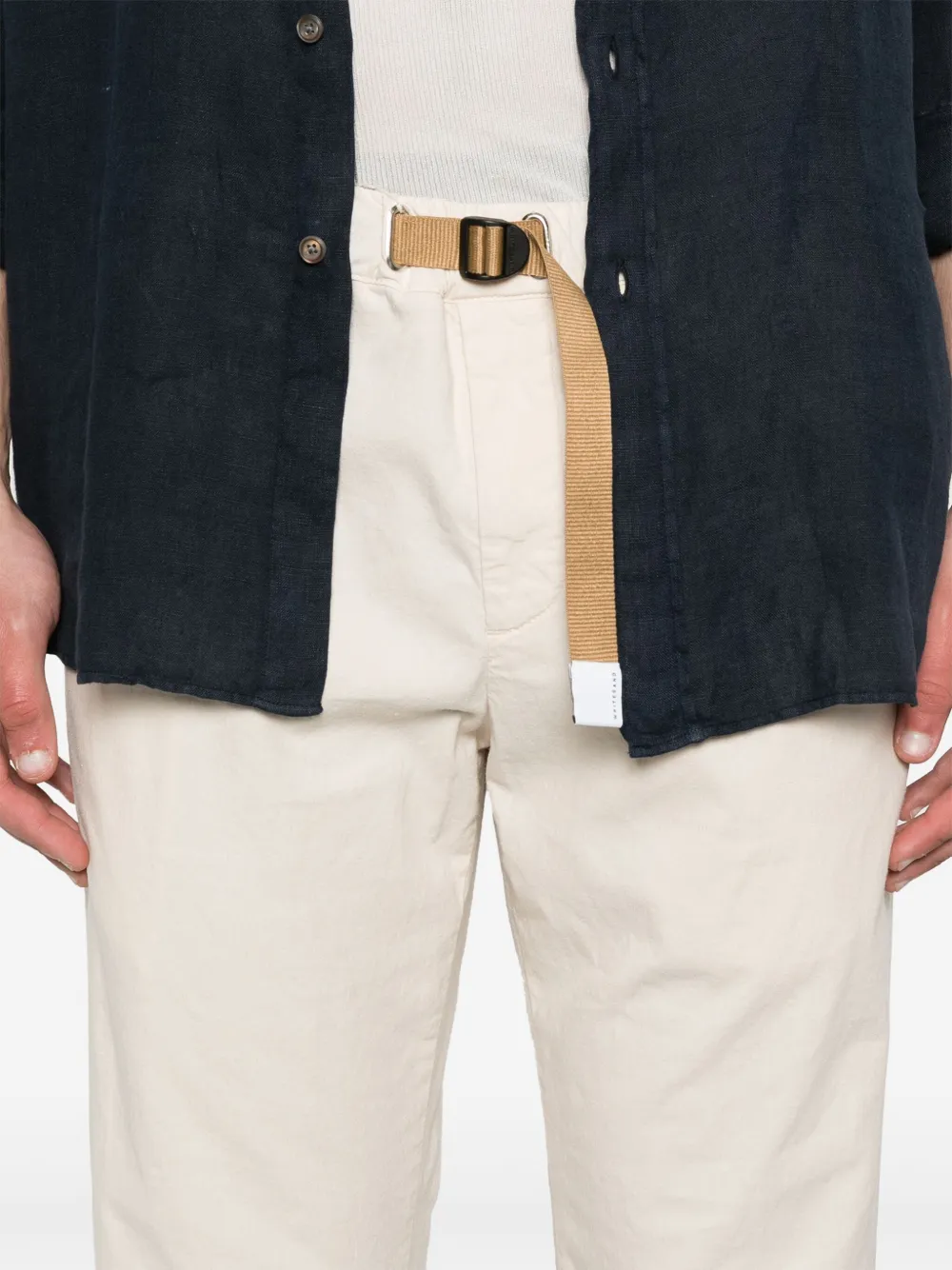 White Sand Broek met toelopende pijpen Beige