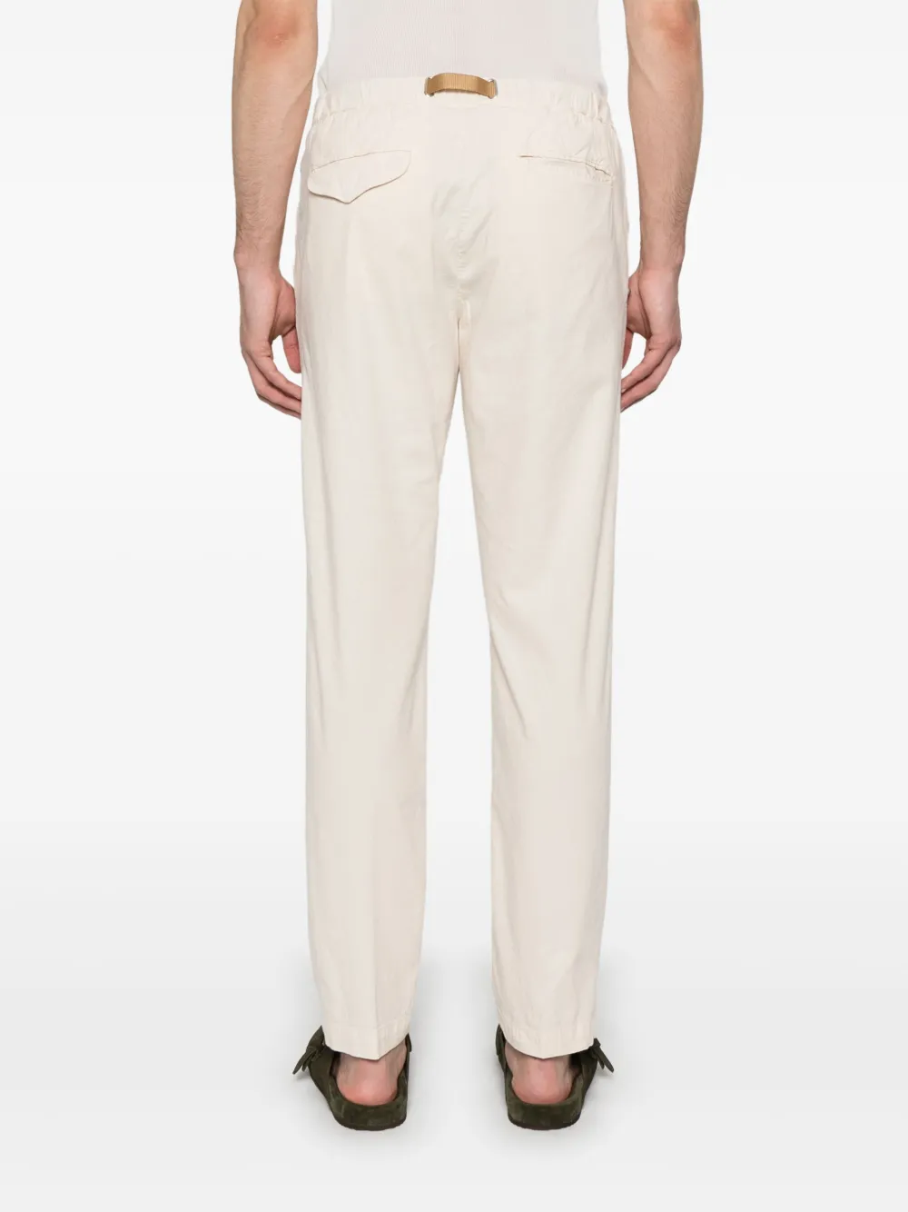 White Sand Broek met toelopende pijpen Beige