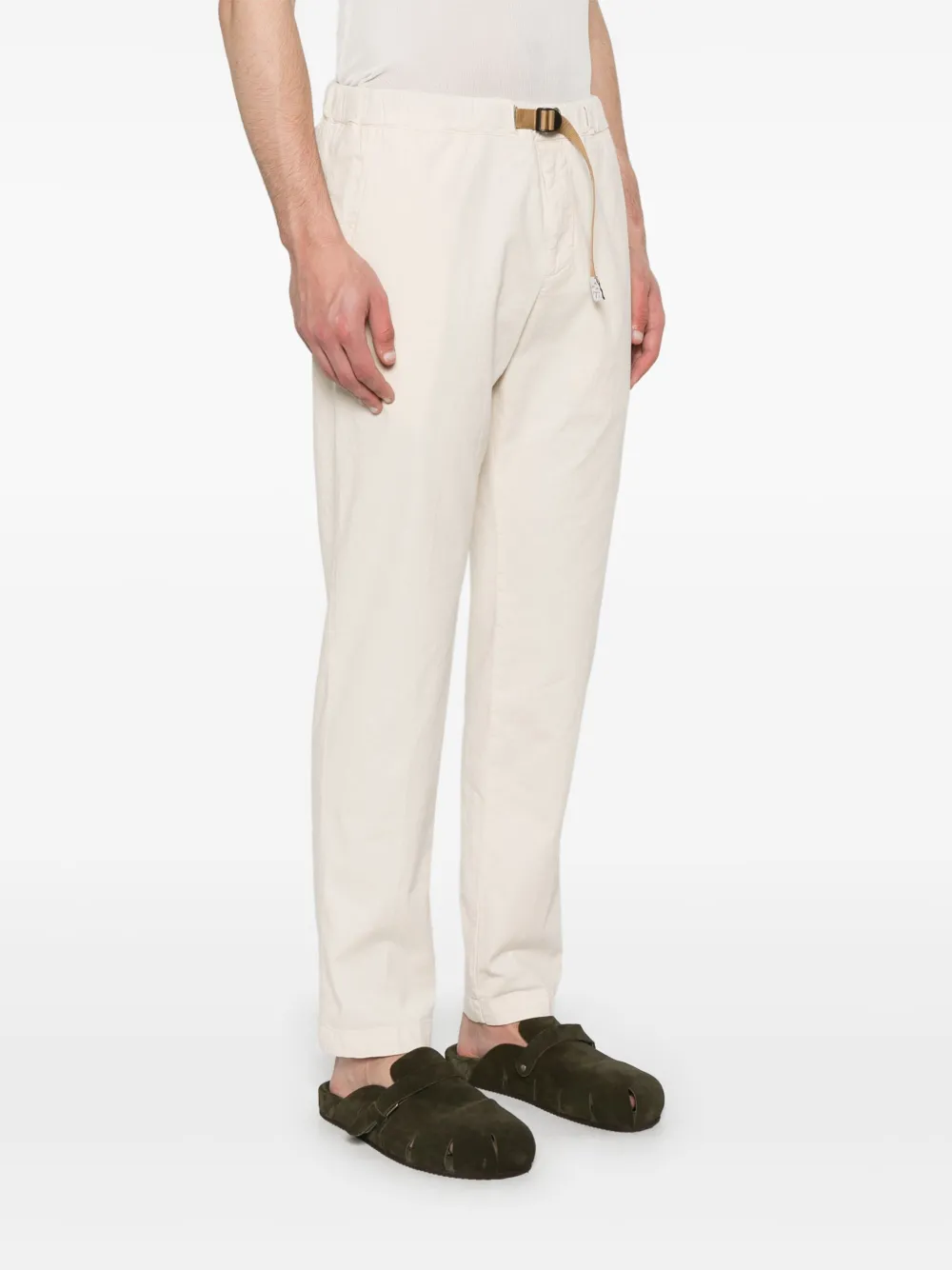 White Sand Broek met toelopende pijpen Beige
