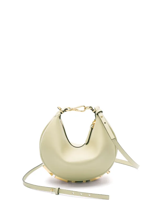 【FENDI】NANO FENDIGRAPHY HOBO BAG Nano Fendigraphy Fabric Brown | Fendi