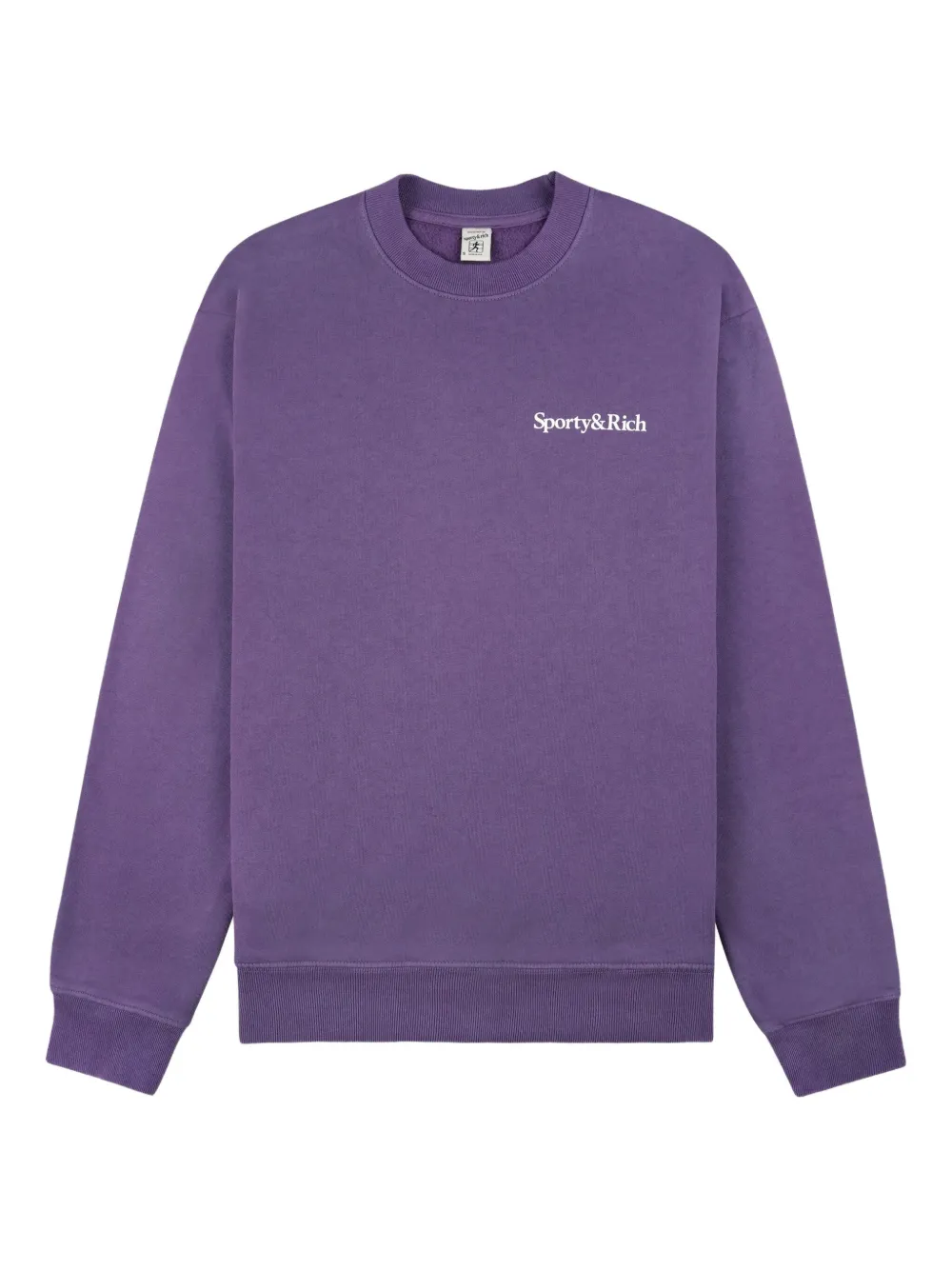 Sporty And Rich Health Is Wealth Sweatshirt In Purple