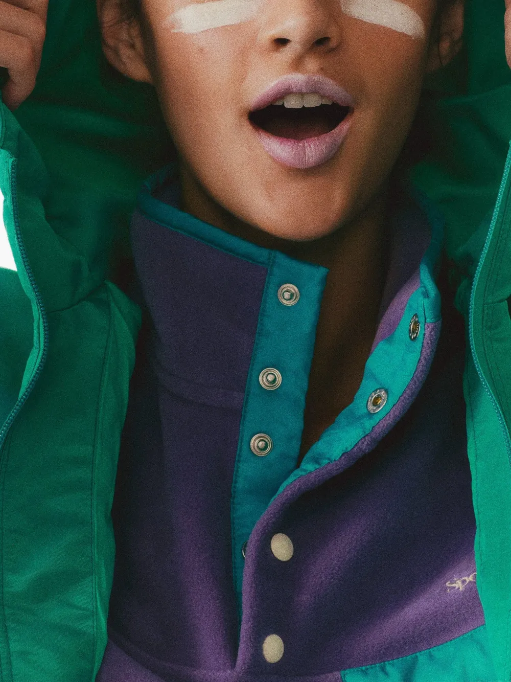 Sporty And Rich Logo-embroidered Sweatshirt In Purple
