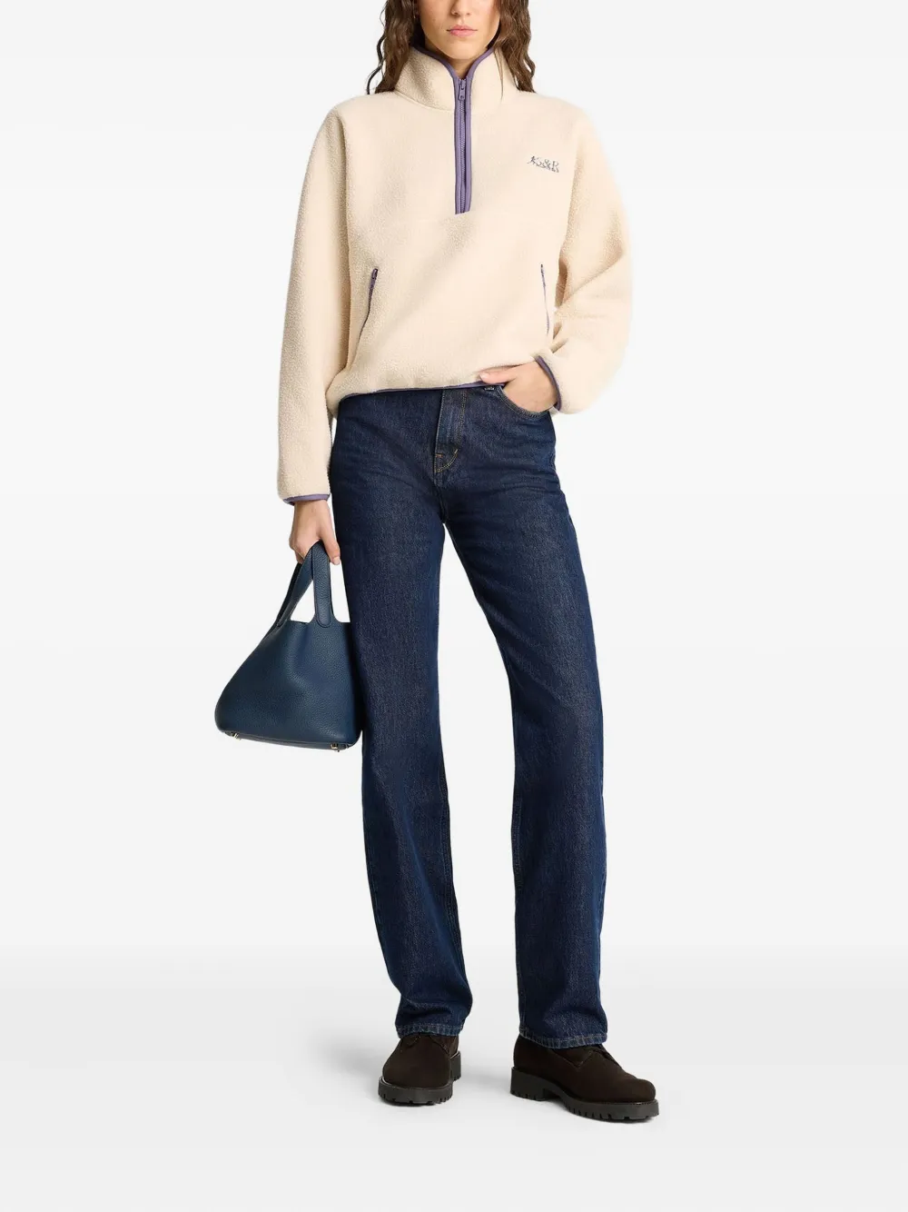 Sporty & Rich logo-embroidered sweatshirt | Sweaters | Image 2