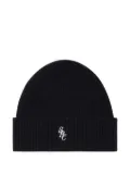 Sporty & Rich ribbed beanie - Black