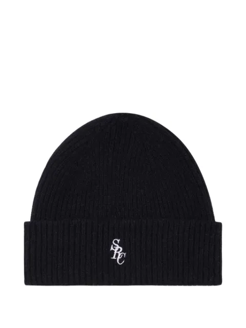 Sporty & Rich ribbed beanie