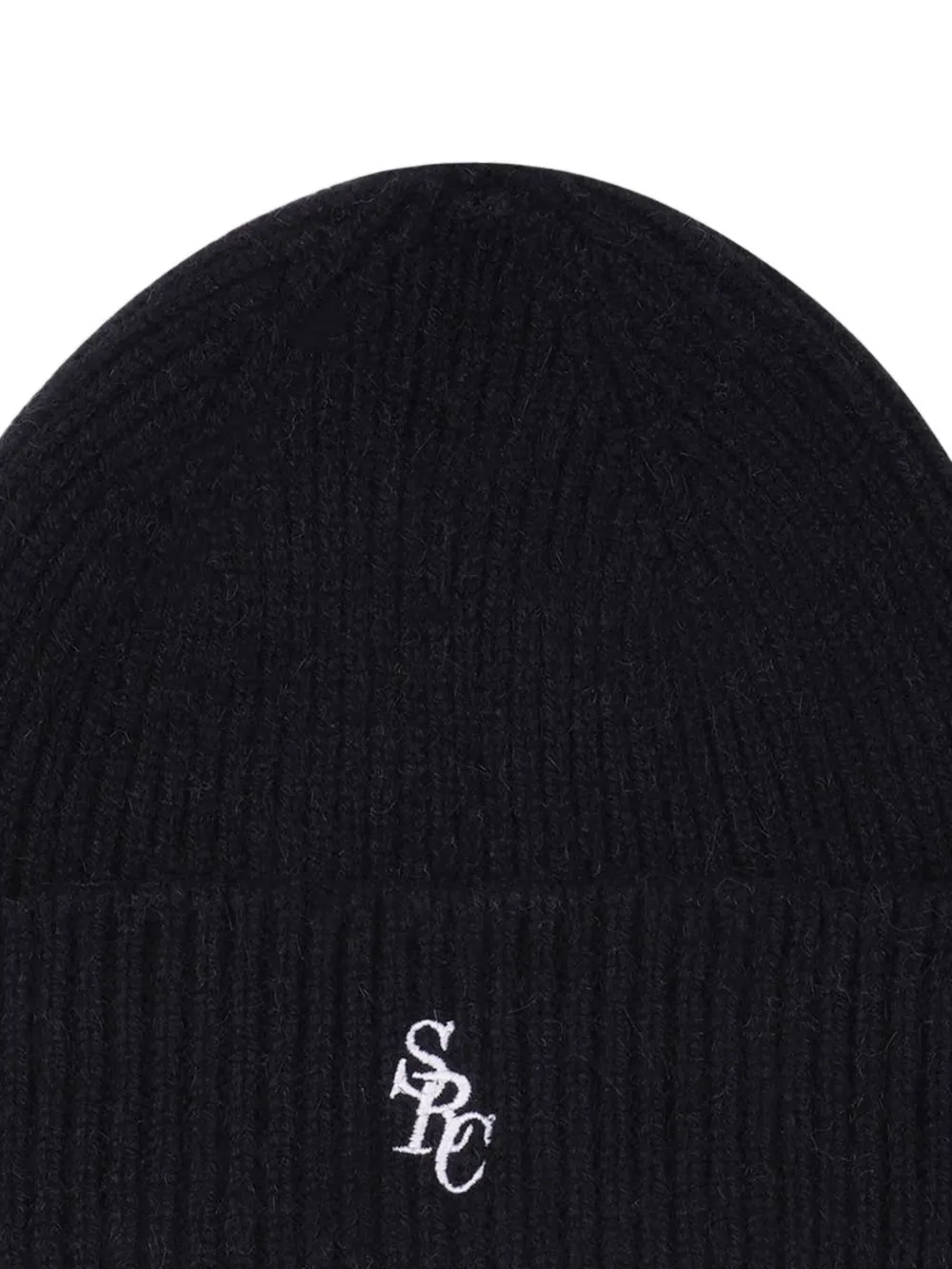Sporty And Rich Ribbed Beanie In Black