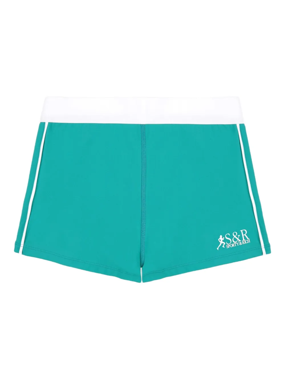 Sporty & Rich SR Runner Active shorts | Green | Image 1
