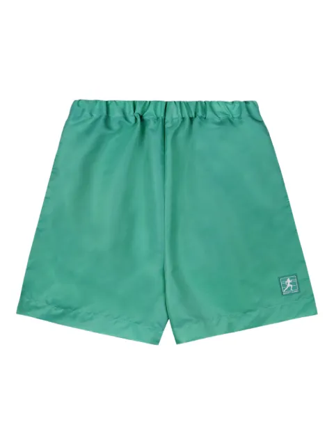 Sporty & Rich logo-patch running shorts