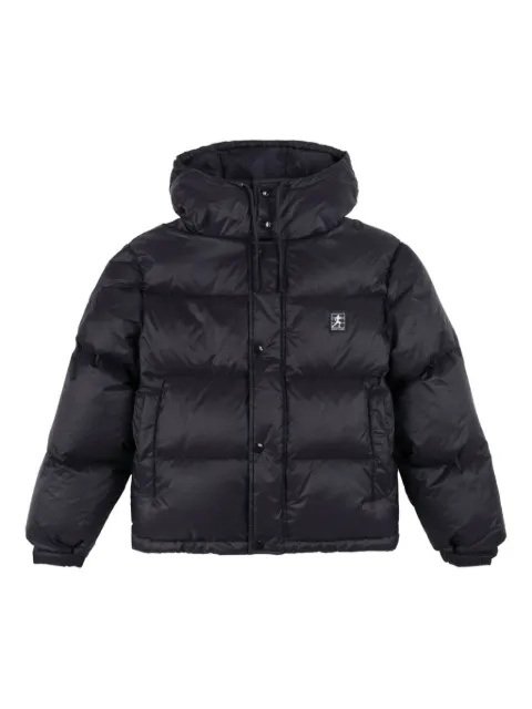 Sporty & Rich logo-patch puffer jacket
