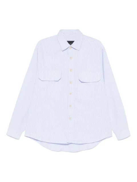 White Sand camisa con rayas estampadas