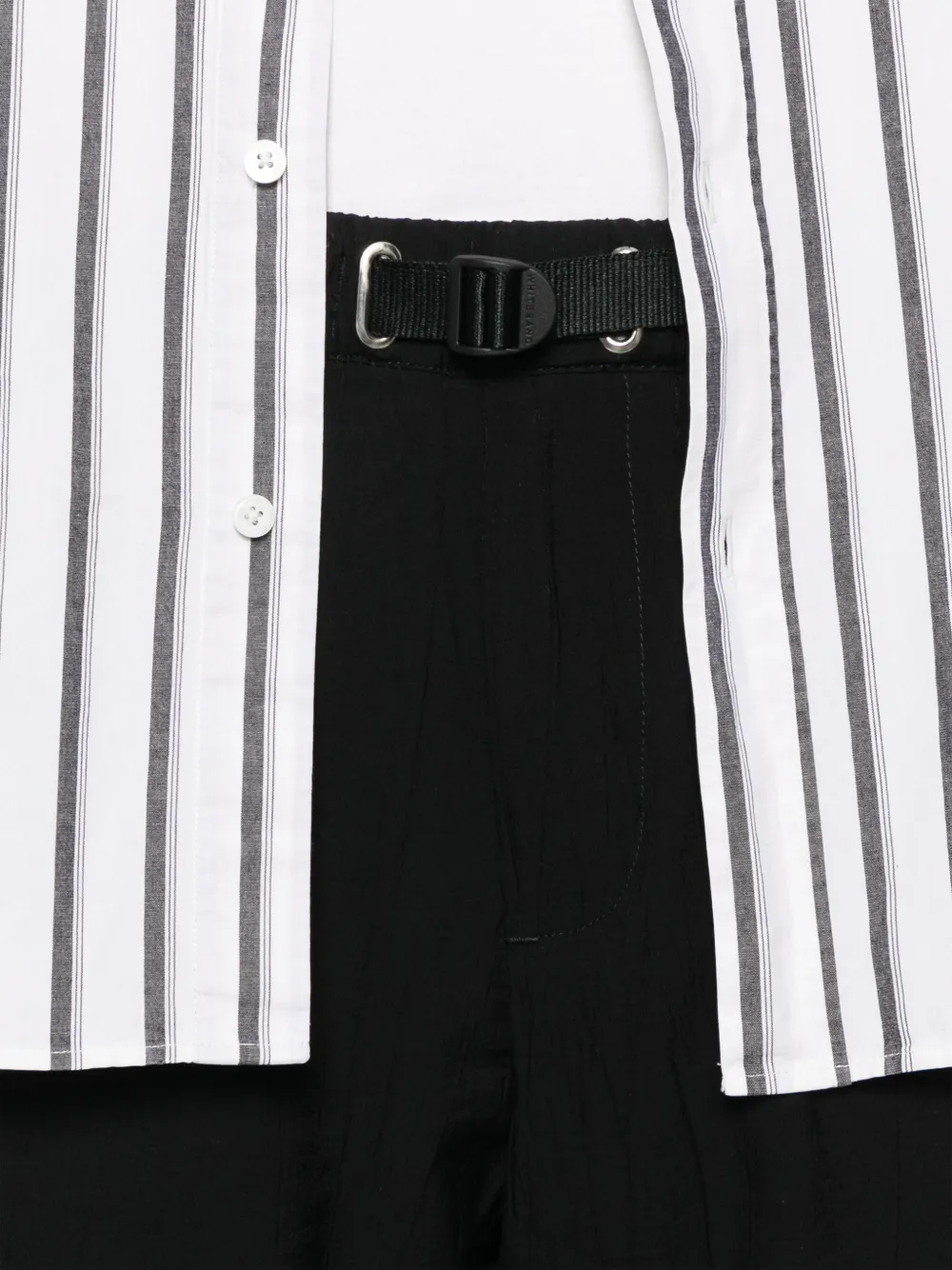 White Sand Broek met toelopende pijpen Zwart