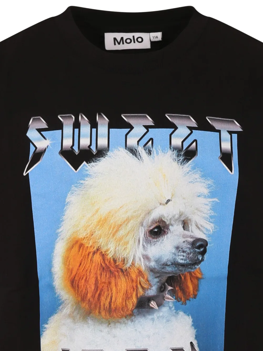 Molo T-shirt met print Zwart