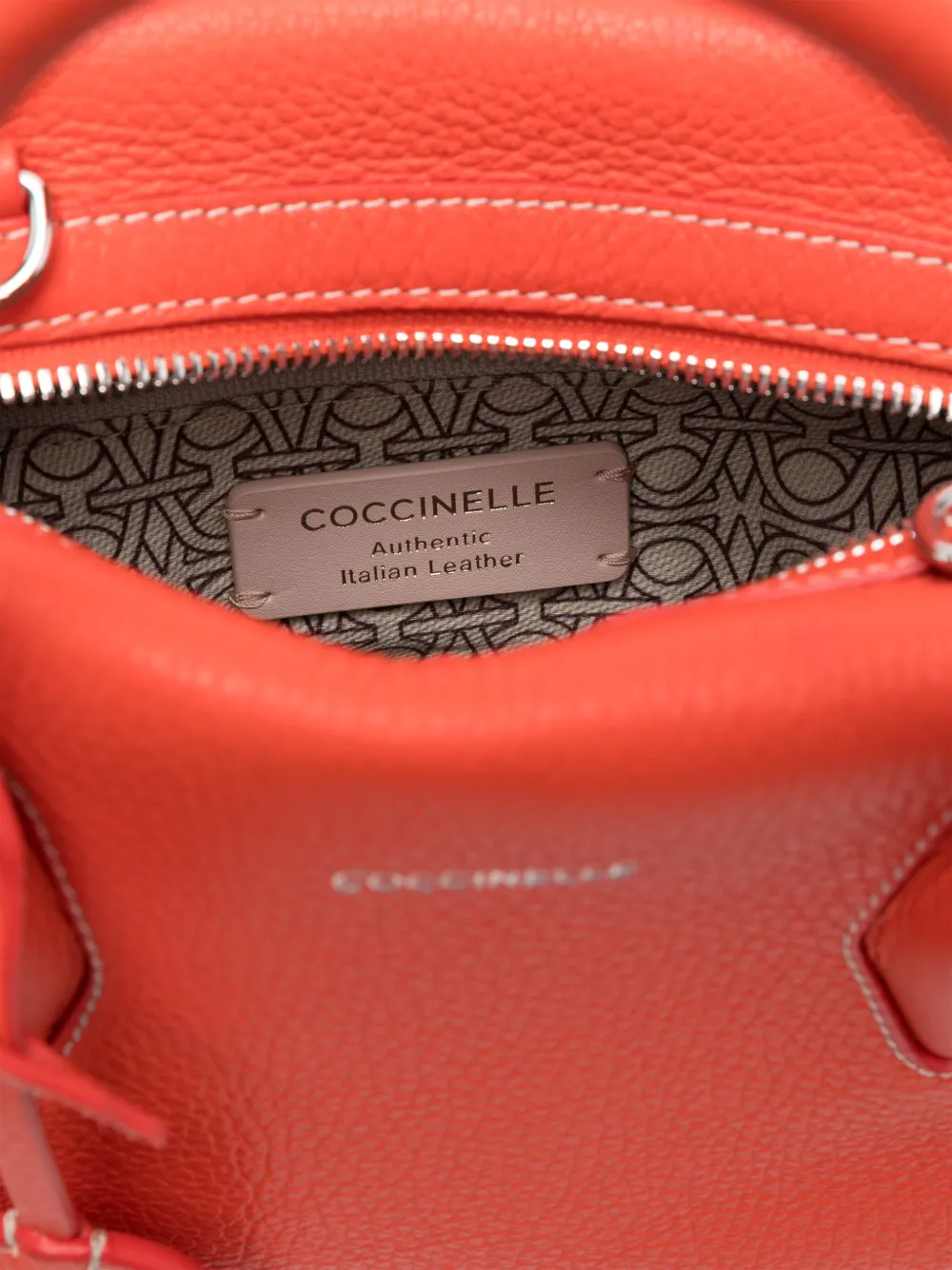 Shop Coccinelle Small Lord Tote Bag In Red